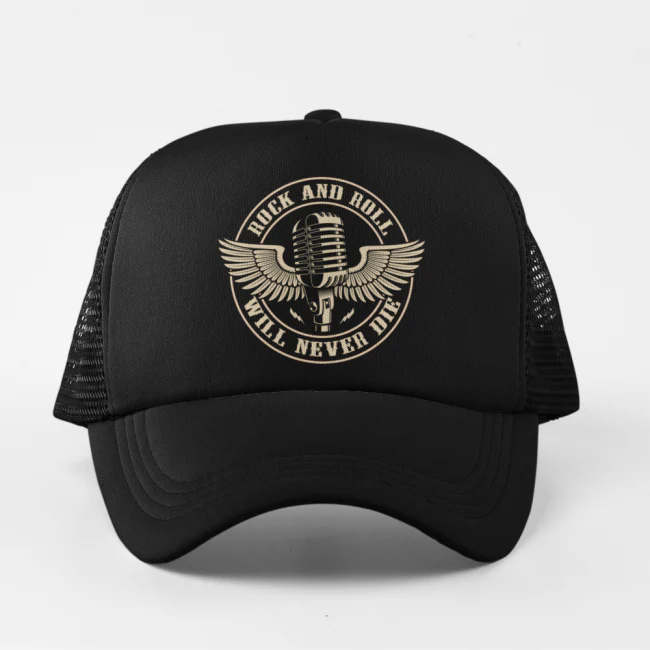 VERKKOPERÄLIPPIS MUSTA - ROCK AND ROLL WILL NEVER DIE (00 2275)