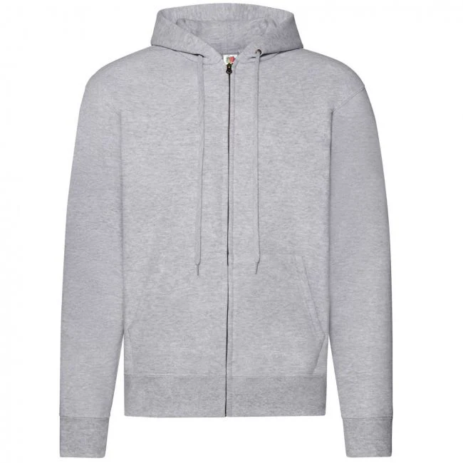 Vetoketjuhuppari + t-paita - Heather Grey - Image 3