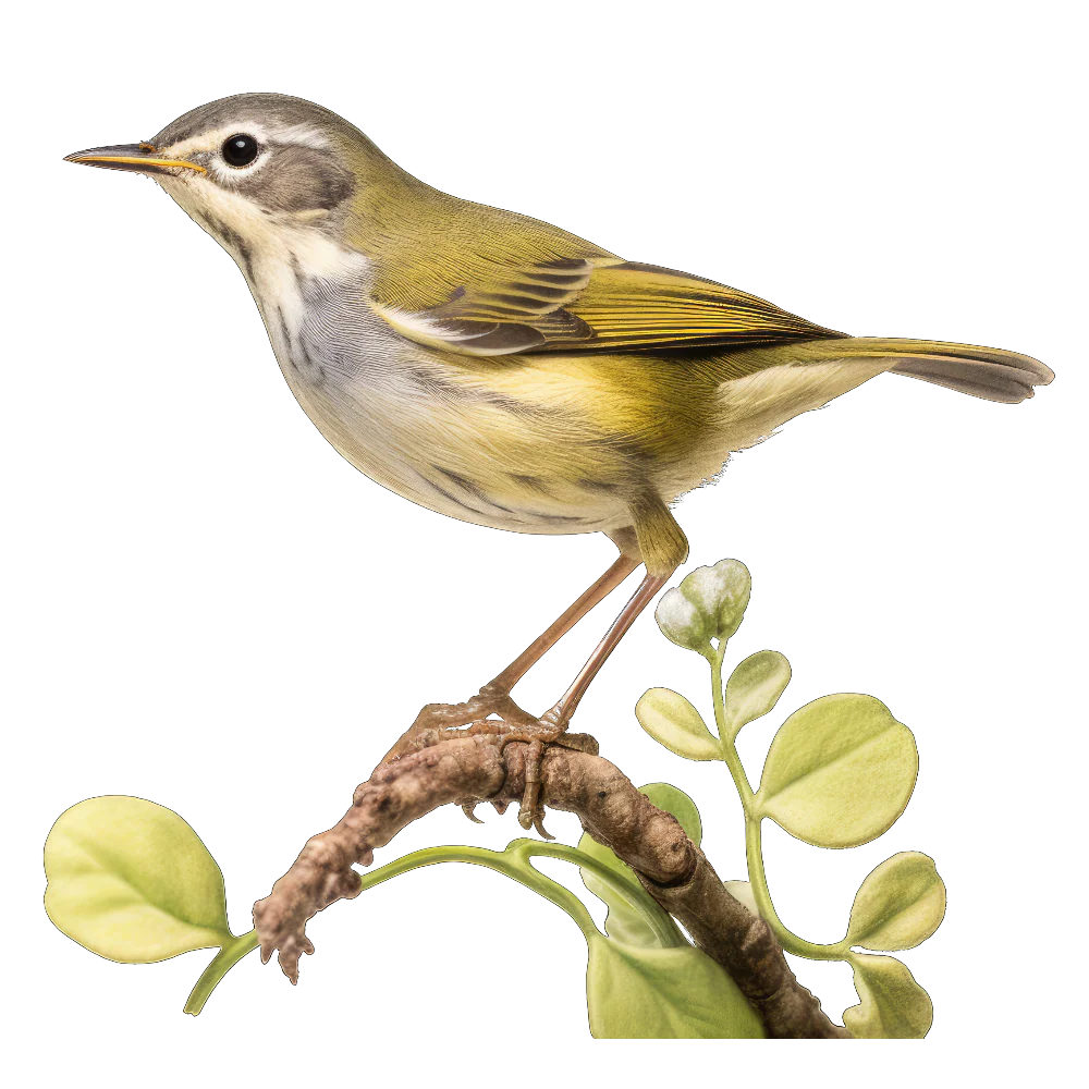 Virginias warbler bird 1- paitakuva