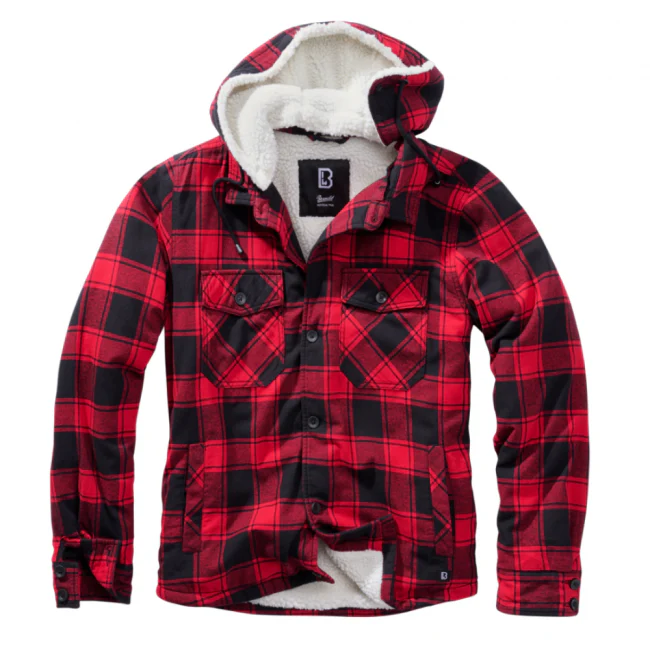 VUORELLINEN FLANELIPAITA Pu/Mu - Lumberjacket hooded - Image 3