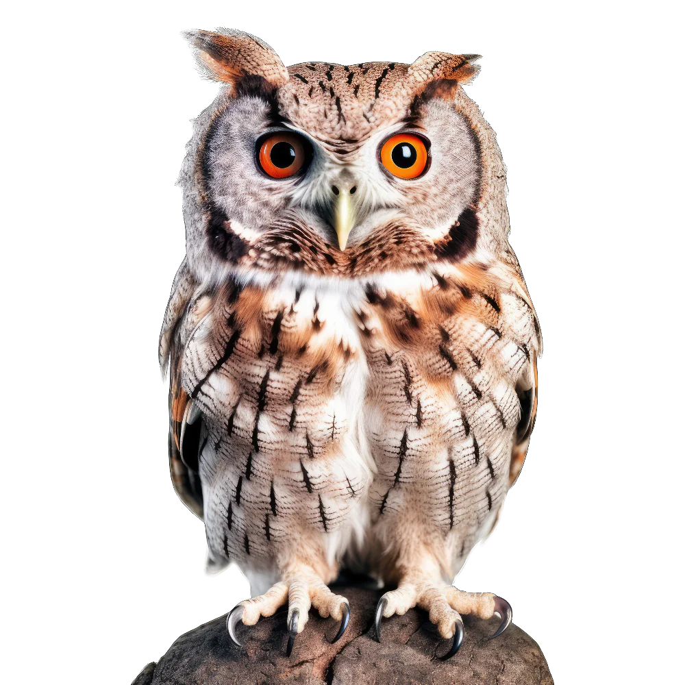 Whiskered screech-owl bird 1- paitakuva