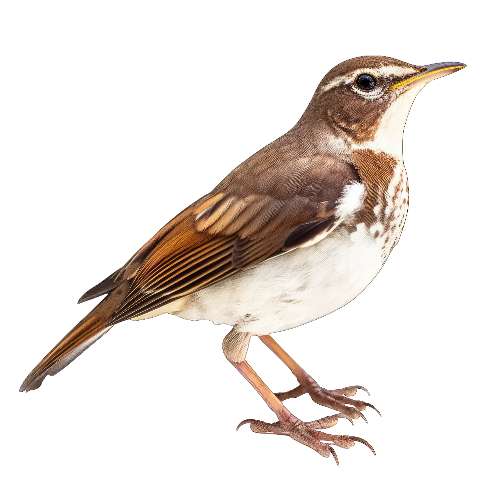 White-throated thrush bird 1- paitakuva