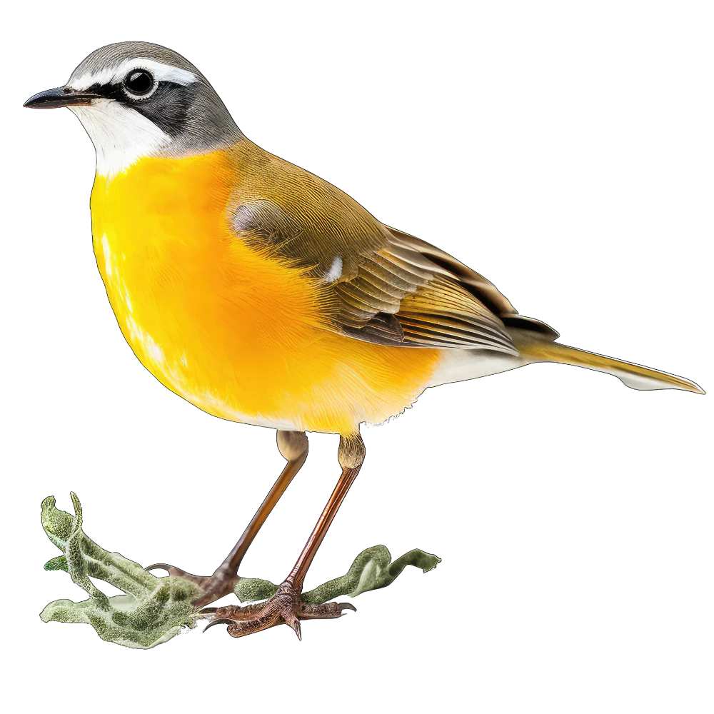 Yellow-breasted chat bird 1- paitakuva