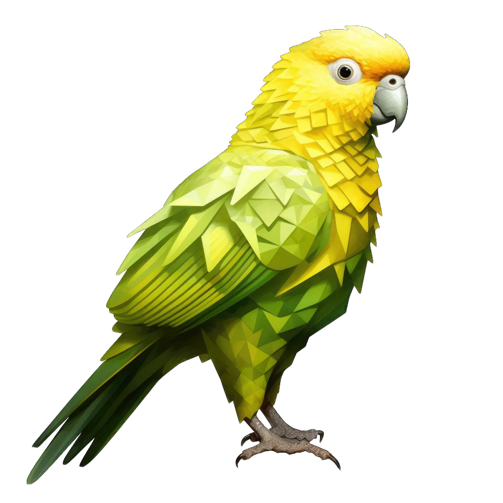 Yellow-chevroned parakeet bird 2- paitakuva